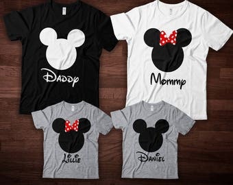 Disney Family Shirts - Personalized Disney Shirts for Family Shirts Matching Disney Shirts Custom Vacation