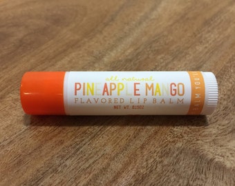 PINEAPPLE MANGO Lip Balm - All Natural - Homemade