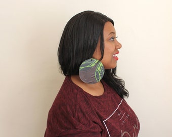 Culture-shock ankara, lightweight fashion earrings