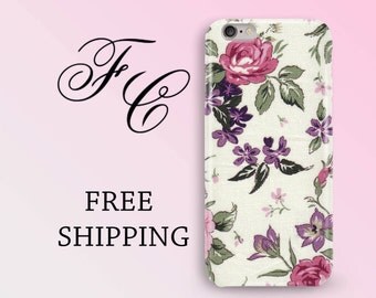 Pink Flowers Phone Case Cute iPhone 7 Case iPhone 6 Case Floral iPhone Case iPhone 5c Case iPhone 6s Plus Case iPhone SE Case iPhone 5 aae