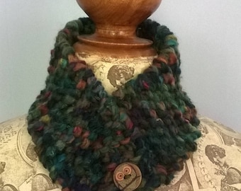 Hand knitted neck warmer
