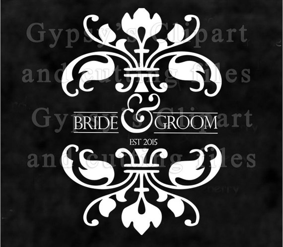 Download Split Monogram svg Wedding Logo svg chalkboard monogram