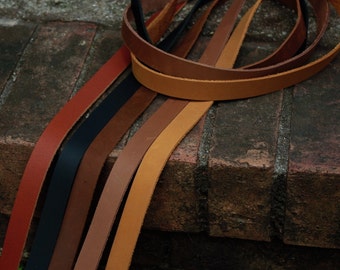 Brown black Leather Strap, leather Strip- purse strap, belt blank 3/4" wide leather. 30, 45, 60, 72, 80 inch long, make a belt, or bracelet!