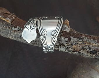Sterling Silver Spoon Ring 1897