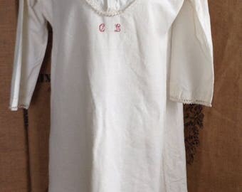 Muslin cotton nightgown 1800's reenactment