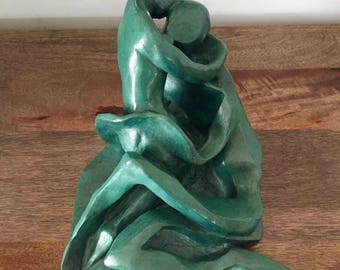 Man woman sculpture | Etsy