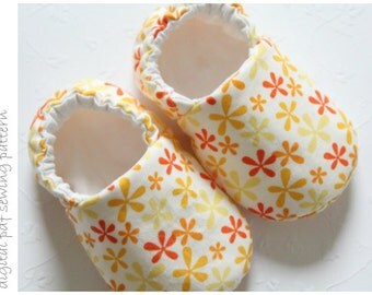 Baby Shoe Pattern - Slipper - Sizes 1 to 5