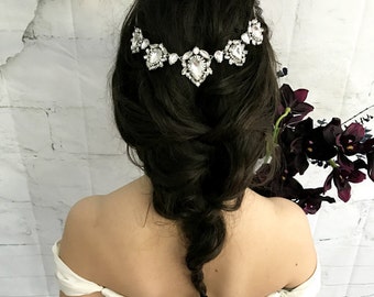 Bridal Hair Accessories, bridal hair piece, bridal hair clip, crystal hair accessories, hair jewelry, barrettes and clips, hair floaters