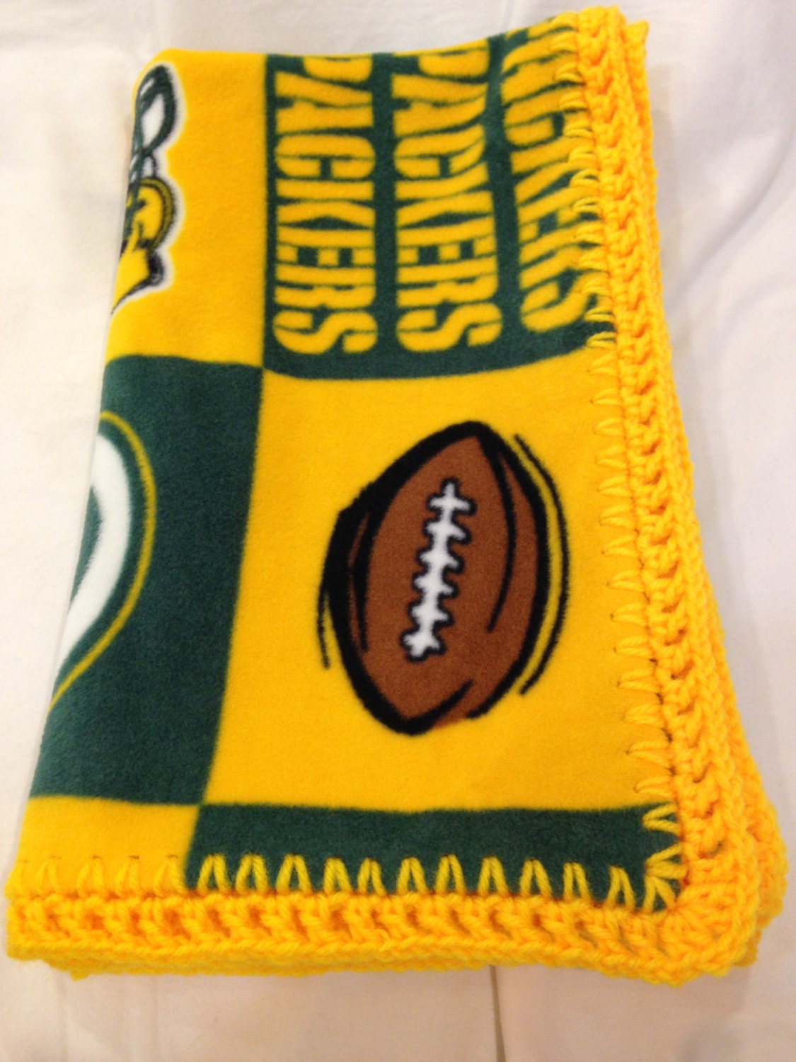 Green Bay Packers Fleece Baby Blanket