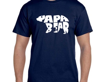 Husband Gift Papa Bear Tshirt Gifts For Husband New Dad Gift New Dad Gifts For Dad Brother Gift Boyfriend Gift Christmas Gift Pregnancy Gift