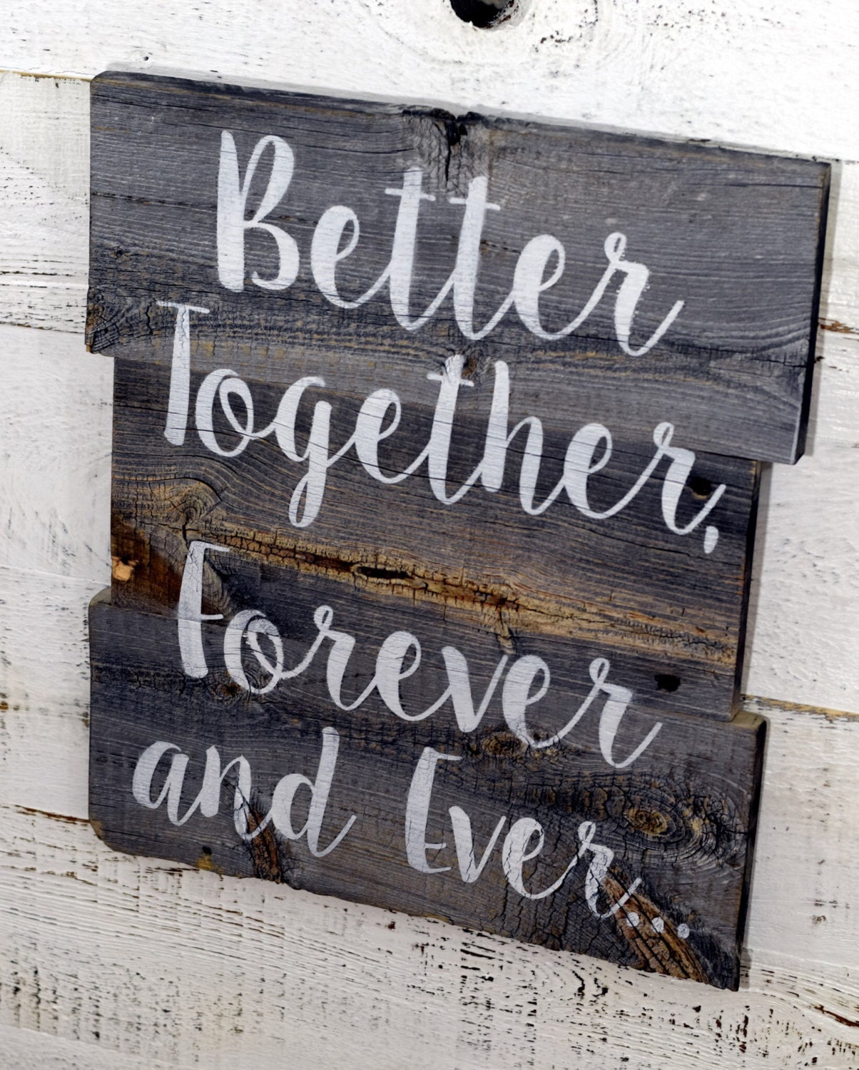 Rustic Reclaimed Barn Wood Sign Inspirational sign Wood sign