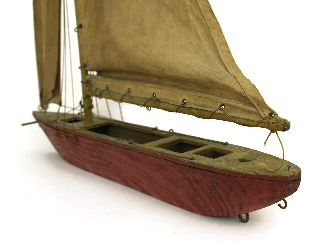 antique sailboat toy