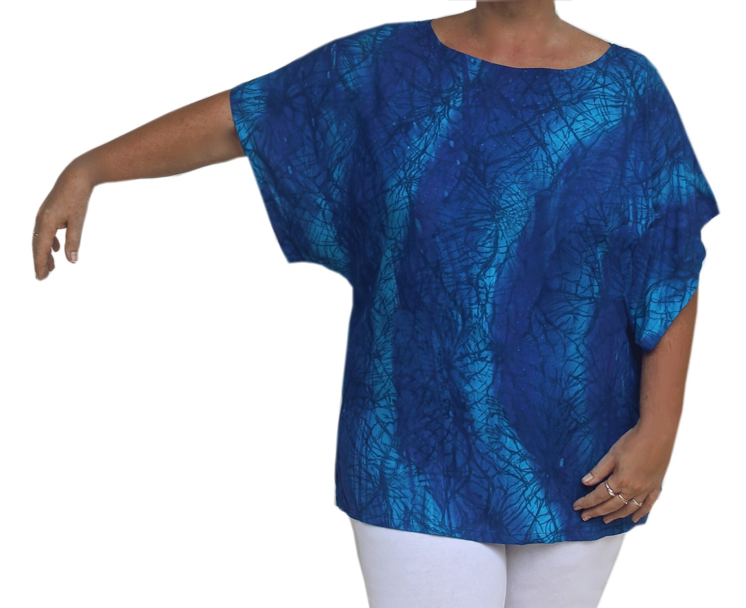 Dolman Sleeve Tunic Top for Plus Size Dolman Shirt Plus Size