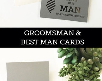 Suit Up Groomsman Cards Will You Be My Groomsman Funny Cool Junior Groomsman Card Best Man Card (EB3194QST) set of 4 cards