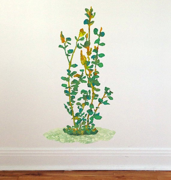 Seaweed Wall Sticker Seagrass Decal Sea Wall Decals