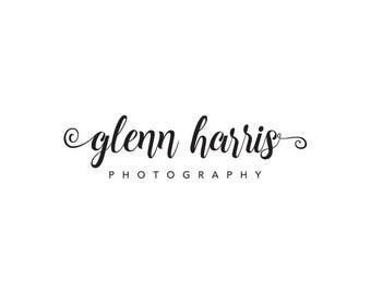 Calligraphy Photography Logo, Premade Photography Logo, Photography Business Branding, Photographer Logo, Photography Watermark, Logo Desing