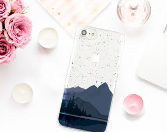 Mountains Case iPhone 6 Clear Case Stars iPhone 7 Case iPhone SE Case for Samsung Galaxy S7 Case iPhone 5s Case for Galaxy S6 Case 0136