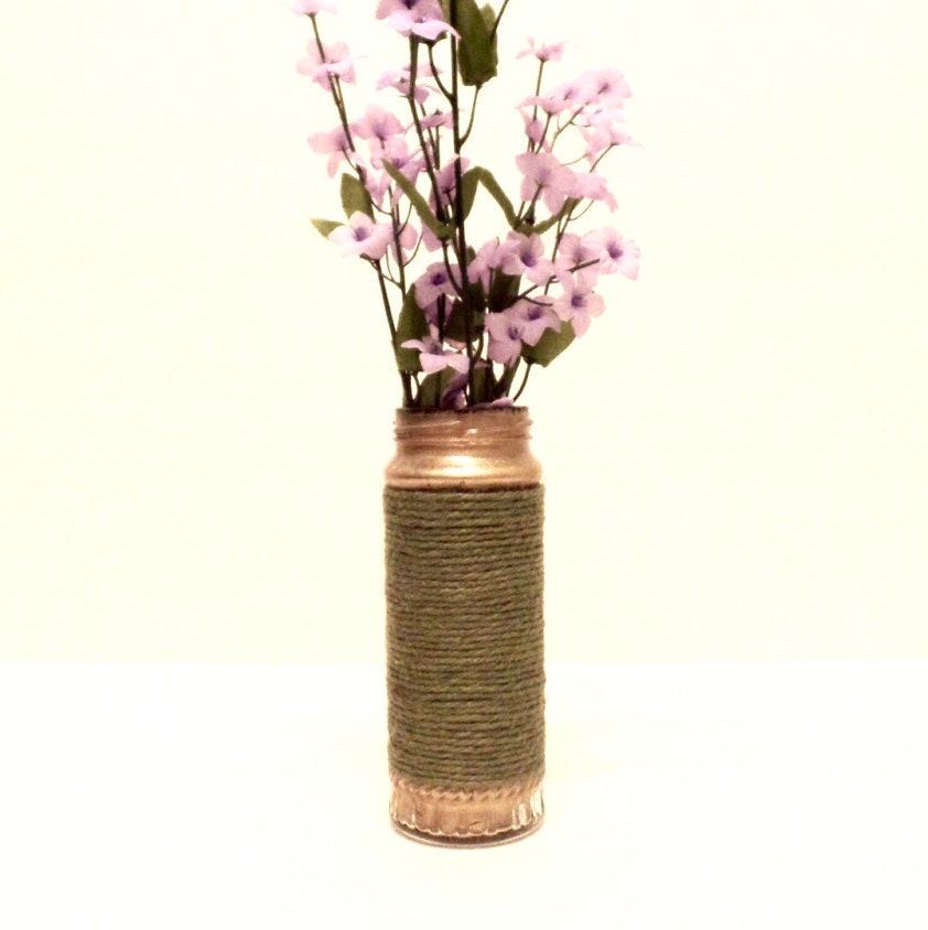Handmade vase/ Handmade twine vase/ by