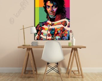 Tribute to Michael Jackson - FRAMED ART, personalized gift, name, City, Date, pop art, Wall Art, gift for women, gift for men