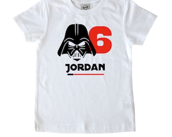 Star Wars Birthday Shirt - Darth Vader Birthday Shirt - Kids T-shirt - Toddler Birthday - Kids Birthday - Star Wars Gift - Youth Shirt