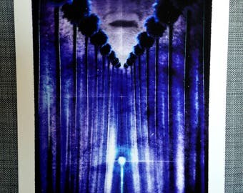 Original 'Mulholland Drive' Surreal Movie Poster (Giclee Print)