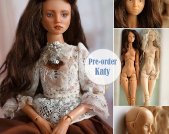 SALE -13% Collectible BJD resin doll art doll mold Katy. Blank ball jointed doll MSD 15 inch
