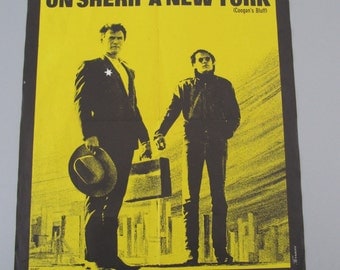 Poster of cinema a sherif in New York movie poster policier