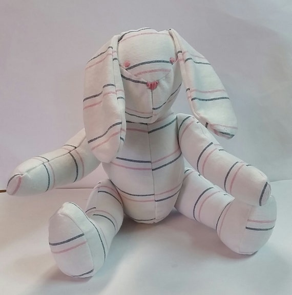 Keepsake Bunny Rabbit from Hospital Blanket