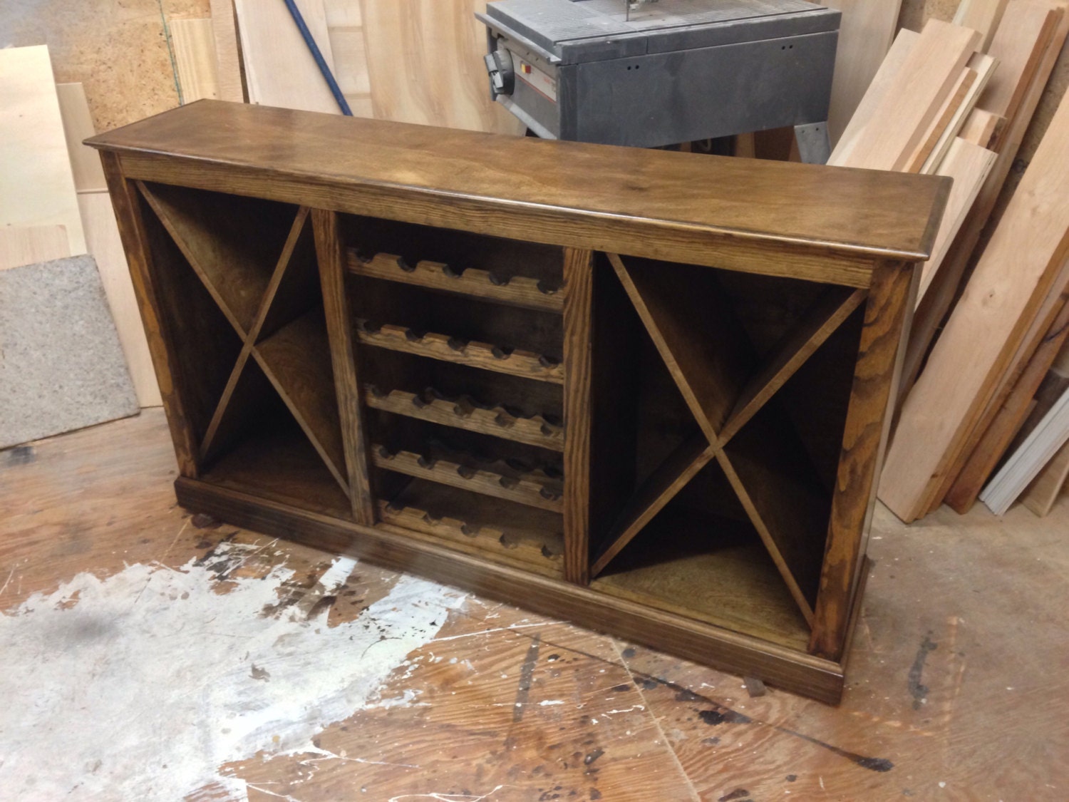 Rustic Wine Dark Walnut by One21RusticWorks on Etsy