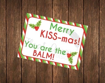 Printable We Whisk You a Merry Kissmas tag Teacher gift tag