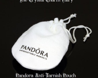 PANDORA Anti Tarnish Pouch Storage or Presentation BAG / Great for Pandora (Charms, Rings Bracelets) Gifts Will Keep Pandora From Tarnishing