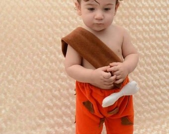 BAM-BAM COSTUME - freeshipping flinstones costume