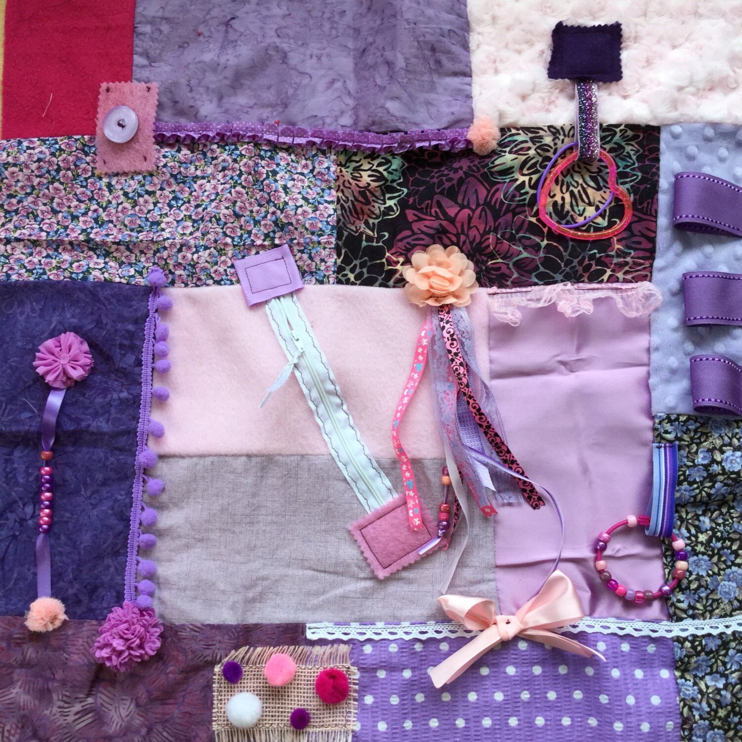 Alzheimer's Blanket for Dementia Fidget Quilt