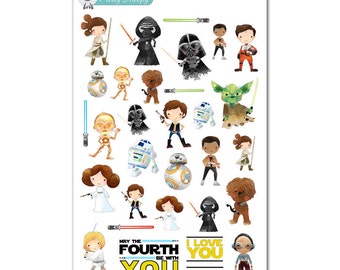 Star Wars Stickers - Disney Planner Stickers
