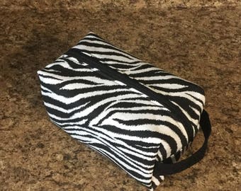 zebra lunch bag