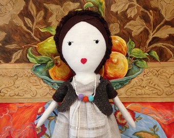 Fabric Doll / Ragdoll / Handmade Rag Doll / Custom Made Cloth Dolls / Dolls / Spoon Rag Doll / Doll / Children's Toys / Stuffed Plushies