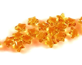 Swarovski Crystal 8mm Star Bead 5714 Topaz