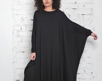Plus Size Kimono Dress/ Caftan Maxi Dress/ Japanese Kimono Robe/ Robe Dress/ Batwing Dress/ Long Kimono/ Maxi Loose Dress/ Party Long Dress