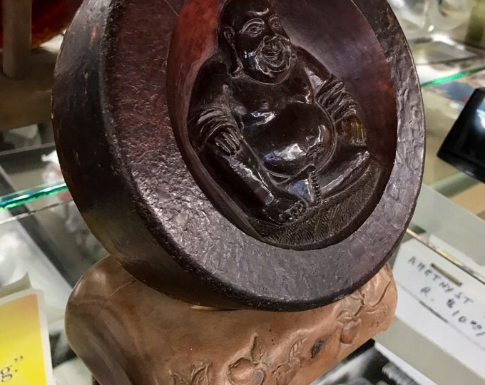 Natural Amber Buddha- Hand carved from Baltic Amber- Museum Quality w/ Certificate- Buddha \ Amber \ Amber Buddha \ Stone Buddha \ Crystal