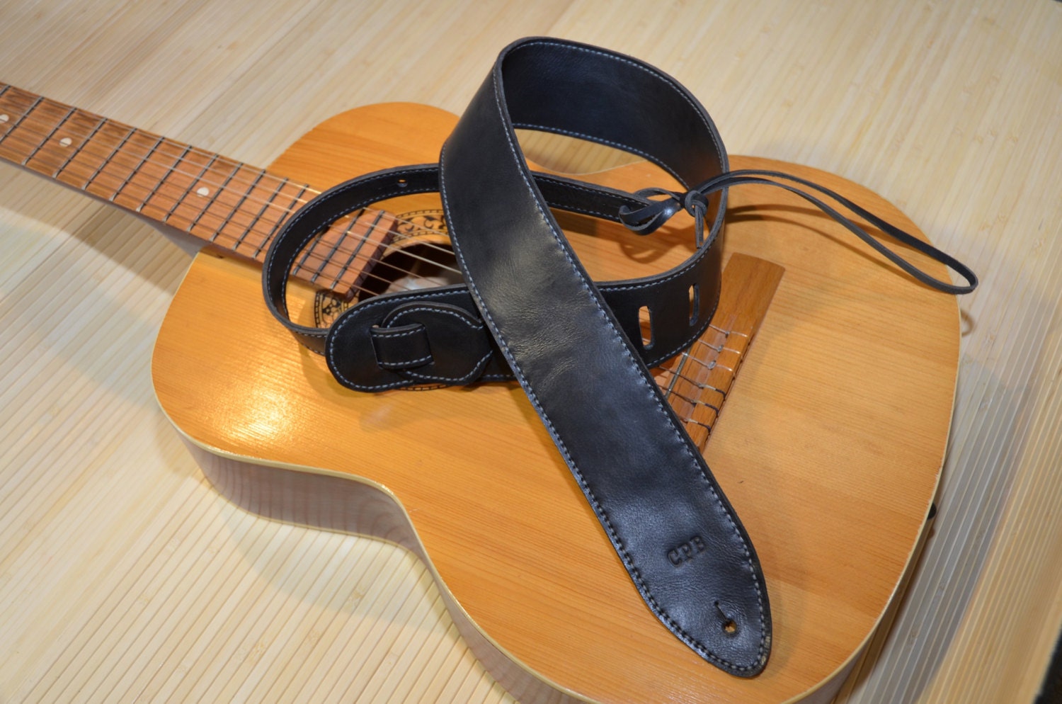 Personalized Guitar Strap Custom Engraved Guitar straps Two