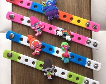 Trolls PARTY FAVORS Charm Bracelets