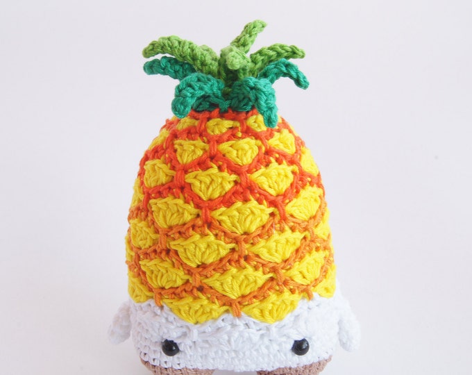 Crochet Toy, Doll, Amigurumi, Lalylala Doll, Gifts for Kids, Nursery Decor, Crochet Fruit, Pineapple Toy, Handmade