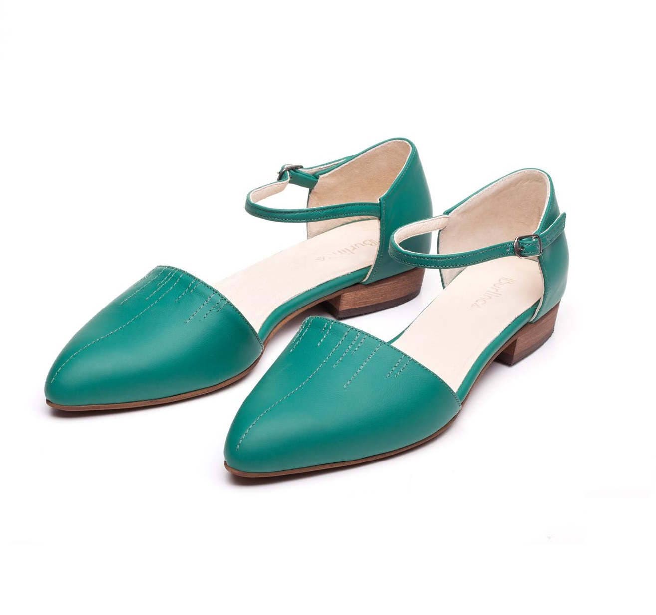 Flat sandals green sandals women sandals women green shoes