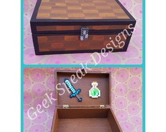 Minecraft large storage chest decorative box