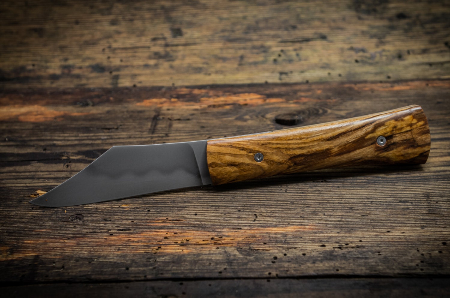 Handmade Friction folder knife folding Seax by