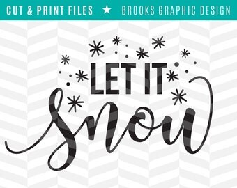 Download Let it snow svg | Etsy
