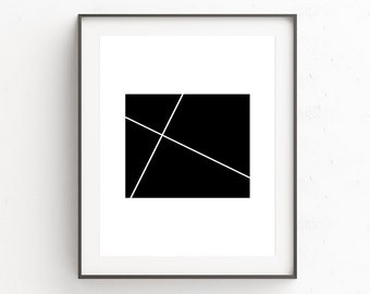 Poster 24x36, Modernist Wall Art, Cafe Wall Art, Modern Wall Art, 24x36 Print, Minimalistic Gifts, Kitchen Decor, Gifts for Him, Affiche