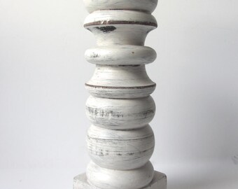 Upcycled Shabby Chic Candlestick