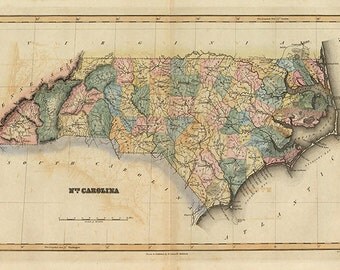 Map of part of Chesapeake Bay Virginia Maryland & Delaware