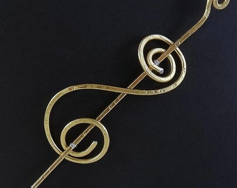 Handmade Wirework Shawl Pin